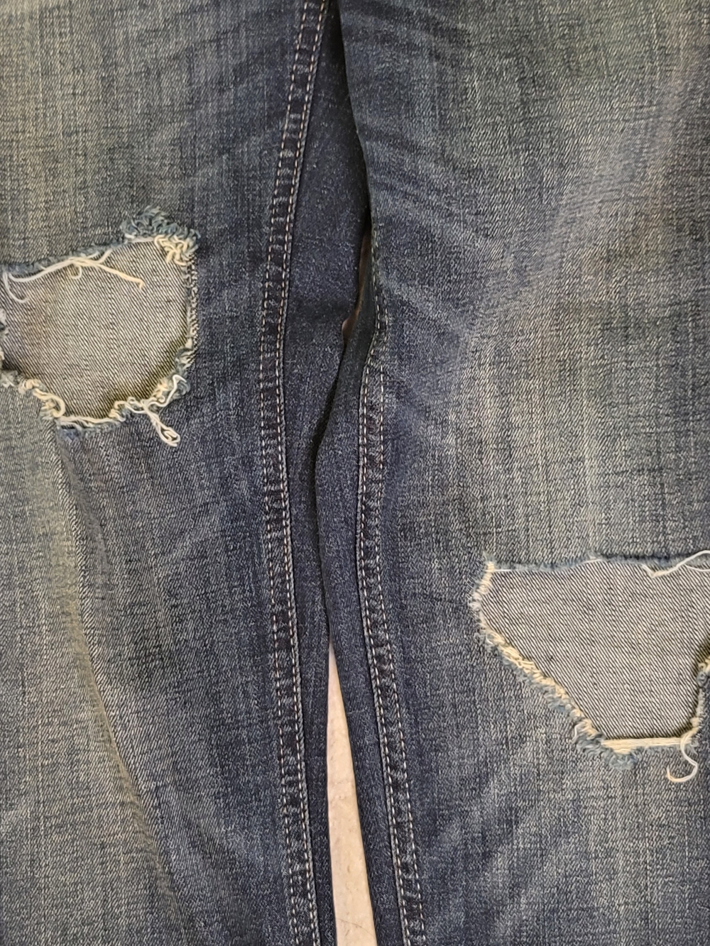 ZARA Z1975 Denim Distressed Skinny Jean Women's Size 6 - Picture 9 of 11